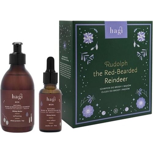 Hagi, Bartpflege, Hagiset Rudolph The Red Beard And Moustache Shampoo 300ml und Bartöl 30ml (300 ml)