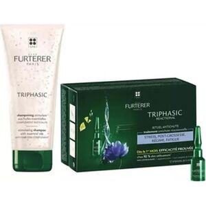 Rene Furterer, Shampoo, Triphasic Reactional Hair Loss Treatment 12x5ml Set (Flüssiges Shampoo, 60 ml) Rene Furterer, Shampoo, Triphasic Reactional Hair Loss Treatment 12x5ml Set (Flüssiges Shampoo, 60 ml)