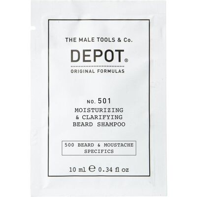 Bruno Vassari, Bartpflege, 500 Beard Mustache Specifics No 501 Pro-Vitamin B5 Beard Shampoo - feuchtigkeitsspendend und klärend (10 ml) Bruno Vassari, Bartpflege, 500 Beard Mustache Specifics No 501 Pro-Vitamin B5 Beard Shampoo - feuchtigkeitsspendend und klärend (10 ml)