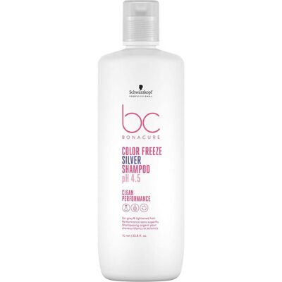 Schwarzkopf Professional, Shampoo, Schwarzkopf BC Color Freeze Silver Shampoo 1000ml (Flüssiges Shampoo, 1000 ml) Schwarzkopf Professional, Shampoo, Schwarzkopf BC Color Freeze Silver Shampoo 1000ml (Flüssiges Shampoo, 1000 ml)