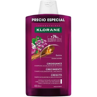 Klorane, Shampoo, CRECIMIENTO champú acelerador del crecimiento 400 ml (Läuse Shampoo, 400 ml) Klorane, Shampoo, CRECIMIENTO champú acelerador del crecimiento 400 ml (Läuse Shampoo, 400 ml)
