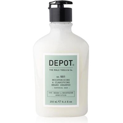Depot 500 BEARD & MOUSTACHE SPECIFICS NO. 501 Feuchtigkeits- & Klärendes Bartshampoo - Bartshampoo Depot 500 BEARD & MOUSTACHE SPECIFICS NO. 501 Feuchtigkeits- & Klärendes Bartshampoo - Bartshampoo