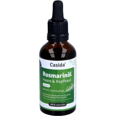 Casida, Kopfhautpflege, Rosmarinöl Haare & Kopfhaut (50 ml) Casida, Kopfhautpflege, Rosmarinöl Haare & Kopfhaut (50 ml)