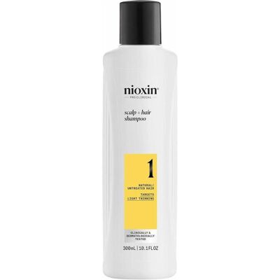 Nioxin System 1 Shampoo - Natürliches Haar - Milde Schwächung - 300 Ml Nioxin System 1 Shampoo - Natürliches Haar - Milde Schwächung - 300 Ml