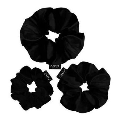 GLOV Satin Scrunchies S/M/L Haargummis Schwarz - Haar Typ GLOV Satin Scrunchies S/M/L Haargummis Schwarz - Haar Typ