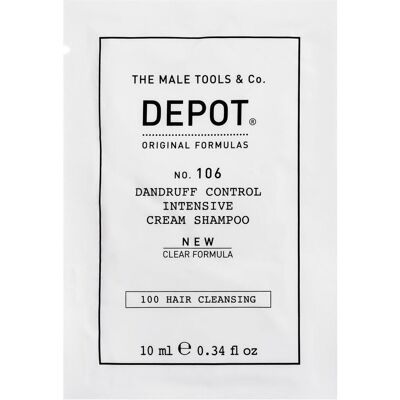 Depot, Shampoo, 100 Hair Cleansing No 106 Clear Formula Pro-Vitamin B5 Hair Shampoo Anti-Schuppen - 10 Ml Depot, Shampoo, 100 Hair Cleansing No 106 Clear Formula Pro-Vitamin B5 Hair Shampoo Anti-Schuppen - 10 Ml