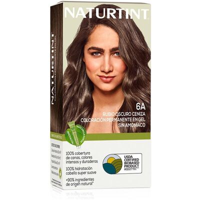 Naturtint, Haarfarbe, tinte sin amoniaco #6A-Rubio Oscuro Ceniza 170 ml (Dark Ash Blonde, Rubio Oscuro Ceniza) Naturtint, Haarfarbe, tinte sin amoniaco #6A-Rubio Oscuro Ceniza 170 ml (Dark Ash Blonde, Rubio Oscuro Ceniza)