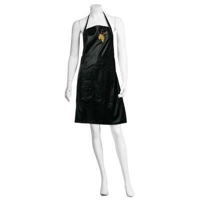 Comair, Salonbedarf, Färbeschürze sz m. Stickerei gold Comair, Salonbedarf, Färbeschürze sz m. Stickerei gold