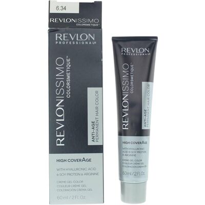 Revlon, Haarfarbe, Revlonissimo Colorsmetique High Coverage 6.34 Dark Hazel Blonde 2oz Hair Color (6.34 Dark Hazel Blonde) Revlon, Haarfarbe, Revlonissimo Colorsmetique High Coverage 6.34 Dark Hazel Blonde 2oz Hair Color (6.34 Dark Hazel Blonde)