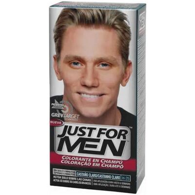 Just For Men, Shampoo, Coloring Shampoo 60ml H25 Light Brown (60 ml) Just For Men, Shampoo, Coloring Shampoo 60ml H25 Light Brown (60 ml)