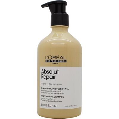 L'Oréal Paris, Shampoo, Se Absolut Repair Gold Shampoo 500ml (Flüssiges Shampoo, 500 ml) L'Oréal Paris, Shampoo, Se Absolut Repair Gold Shampoo 500ml (Flüssiges Shampoo, 500 ml)