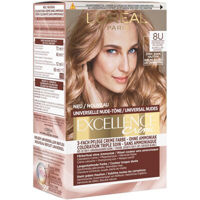 L’Oréal Paris - Excellence Universal Nudes 8U - Haarfarbe Creme L’Oréal Paris - Excellence Universal Nudes 8U - Haarfarbe Creme