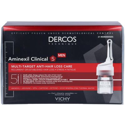 Vichy, Haaröl + Haarserum, Dercos Aminexil Clinical 5 (126 ml) Vichy, Haaröl + Haarserum, Dercos Aminexil Clinical 5 (126 ml)
