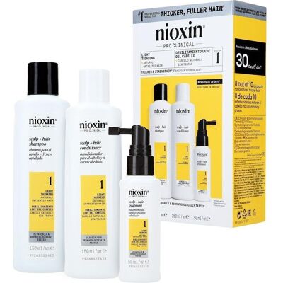 Nioxin System 1 - Haarpflege-Set - Reduziert Haarausfall - Verstärkt Haar Nioxin System 1 - Haarpflege-Set - Reduziert Haarausfall - Verstärkt Haar