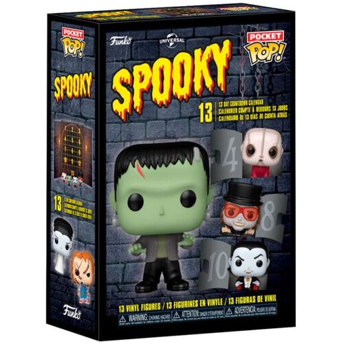 Funko Horror 13 Day Spooky Countdown Kalender 2025 2 Funko Halloween Pocket POP! Killer Kountdown 13-Tage Countdown-Adventskalender (One Size)