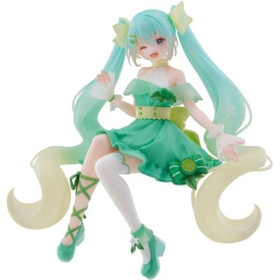 Furyu Hatsune Miku Noodle Stopper PVC Statue Hatsune Miku Lime Ver. 14 cm Furyu Hatsune Miku Noodle Stopper PVC Statue Hatsune Miku Lime Ver. 14 cm