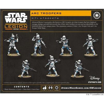 Atomic Mass Games Star Wars Legion - ARC Troopers DE/EN/ES/FR (Kunststoff) Atomic Mass Games Star Wars Legion - ARC Troopers DE/EN/ES/FR (Kunststoff)
