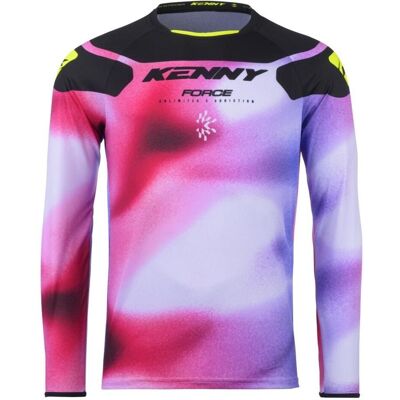Kenny, Motorsportbekleidung, Racing T-Shirt Cross/Enduro Modell Force Fog Neongelb Farbe Pink/Weiss/Schwarz Grösse XXL (XXL) Kenny, Motorsportbekleidung, Racing T-Shirt Cross/Enduro Modell Force Fog Neongelb Farbe Pink/Weiss/Schwarz Grösse XXL (XXL)