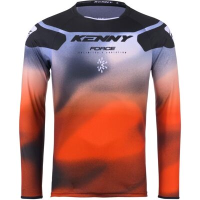 Kenny, Motorsportbekleidung, Racing Cross/Enduro T-Shirt Modell Force Fog Orange Farbe Orange/Schwarz/Grau Grösse XXL (XXL) Kenny, Motorsportbekleidung, Racing Cross/Enduro T-Shirt Modell Force Fog Orange Farbe Orange/Schwarz/Grau Grösse XXL (XXL)