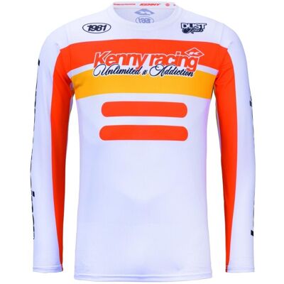 Kenny, Motorsportbekleidung, Racing T-Shirt Cross/Enduro Force Beach Dust Orange Farbe Orange/Weiss Grösse XXL (XXL) Kenny, Motorsportbekleidung, Racing T-Shirt Cross/Enduro Force Beach Dust Orange Farbe Orange/Weiss Grösse XXL (XXL)