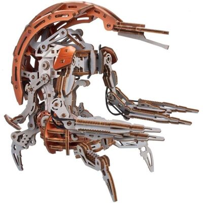 Ugears 3D dřevěná mechanická skládačka Star Wars Droideka Ugears 3D dřevěná mechanická skládačka Star Wars Droideka