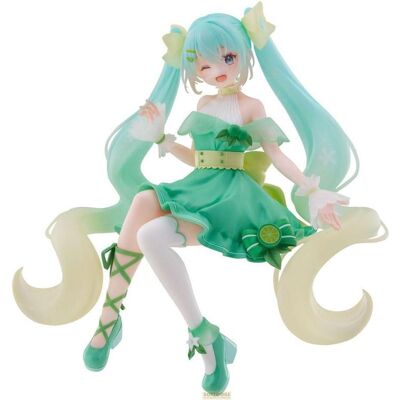 Furyu Hatsune Miku Noodle Stopper PVC Statue Hatsune Miku Lime Ver. 14 cm Furyu Hatsune Miku Noodle Stopper PVC Statue Hatsune Miku Lime Ver. 14 cm