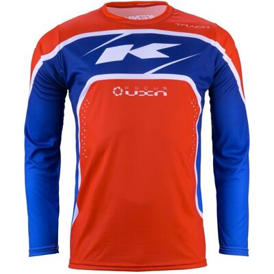 Kenny, Motorsportbekleidung, Racing T-Shirt Cross/Enduro Modell Track Patriot 24 Farbe Rot/Blau/Weiss Grösse XXL (XXL) Kenny, Motorsportbekleidung, Racing T-Shirt Cross/Enduro Modell Track Patriot 24 Farbe Rot/Blau/Weiss Grösse XXL (XXL)