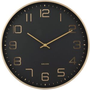 Karlsson, Wanduhr, Wanduhr Elegance Glow Black (40 cm) Karlsson, Wanduhr, Wanduhr Elegance Glow Black (40 cm)