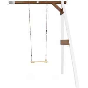 Axi Einzel-Anbauschaukel Weiss/Braun Axi Einzel-Anbauschaukel Weiss/Braun