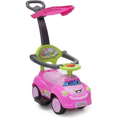Moni Slide 3 in 1 Pink Auto - Sicherheitsbügel, Sonnendach, Fußstützen - Spielzeug Moni Slide 3 in 1 Pink Auto - Sicherheitsbügel, Sonnendach, Fußstützen - Spielzeug
