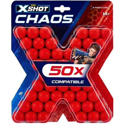 Xshot dart ball Blaster Chaos 50 pcs., 36327 Xshot dart ball Blaster Chaos 50 pcs., 36327