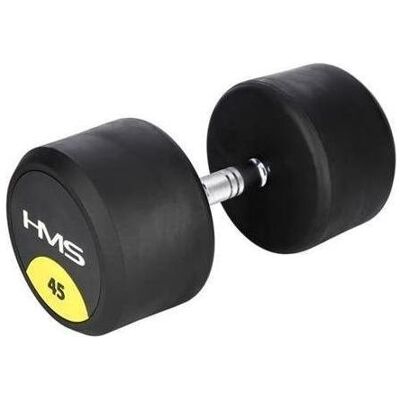 HMS HG Pro 45 kg Gummibeschichtete Kurzhantel HMS HG Pro 45 kg Gummibeschichtete Kurzhantel