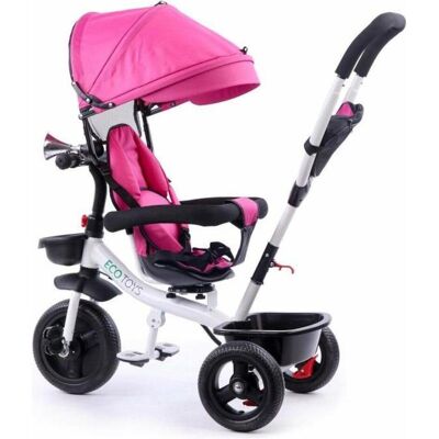 ECOTOYS Pink Dreirad mit 360° drehbarem Sitz ECOTOYS Pink Dreirad mit 360° drehbarem Sitz