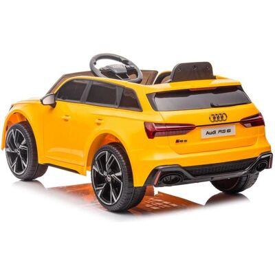 Lean Toys Leantoys Elektrischer Gehwagen Audi RS6 BRD-2118 Gelb Lean Toys Leantoys Elektrischer Gehwagen Audi RS6 BRD-2118 Gelb