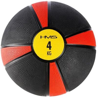 HMS NK04 Haltbare Medizinball 4kg - Fitnessgerät HMS NK04 Haltbare Medizinball 4kg - Fitnessgerät