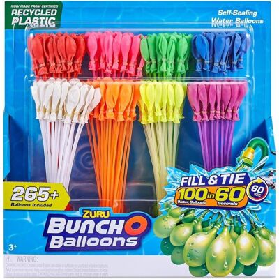 ZURU Wasserballons - Schnell befüllbar, 265+ Ballons, Mehrfarbig ZURU Wasserballons - Schnell befüllbar, 265+ Ballons, Mehrfarbig