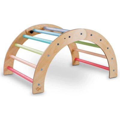 TISSI Pastell Kinder Indoor Klettergerüst - Förbättrar motorik & självförtroende TISSI Pastell Kinder Indoor Klettergerüst - Förbättrar motorik & självförtroende
