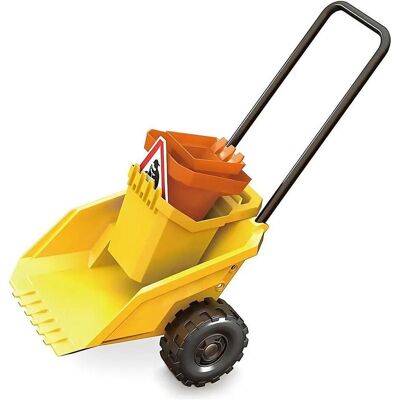 Hape Sandspielzeug Set Baustelle mit Karre 5 Teile Hape Sandspielzeug Set Baustelle mit Karre 5 Teile