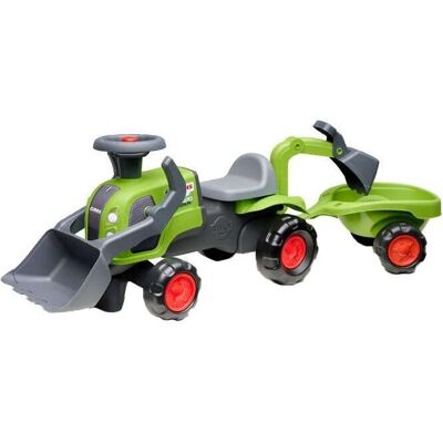 Falk Claas Rutscher mit Frontlader und Heckbagger Falk Claas Rutscher mit Frontlader und Heckbagger