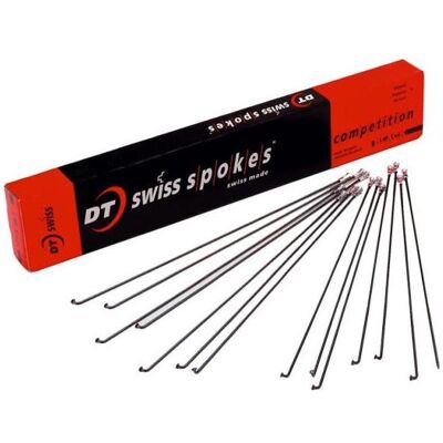 DT Swiss Speichen DT Competiton 2.0/1.8 x 274mm, schwarz DT Swiss Speichen DT Competiton 2.0/1.8 x 274mm, schwarz