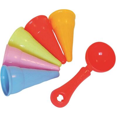 Adriatic Ice-Cream Set, 6-tlg. 5 Förmchen, 1 Portionierer, ø 60 mm, ab 3 Jahren Adriatic Ice-Cream Set, 6-tlg. 5 Förmchen, 1 Portionierer, ø 60 mm, ab 3 Jahren