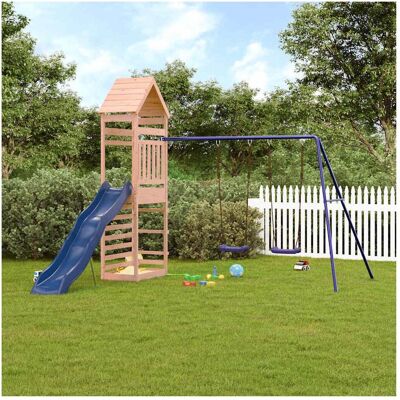 vidaXL Spielplatz aus massivem Douglas-Holz - Spielhaus & Turm vidaXL Spielplatz aus massivem Douglas-Holz - Spielhaus & Turm