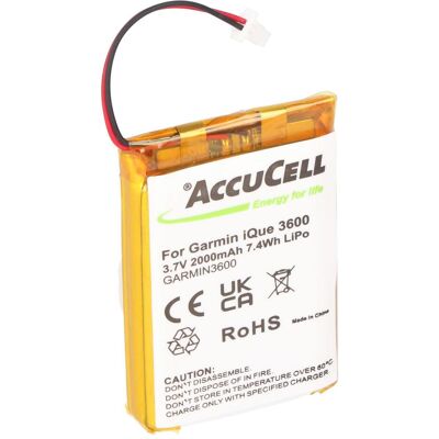 Garmin iQue 3600a Akku - Verlängert 2000mAh Garmin iQue 3600a Akku - Verlängert 2000mAh