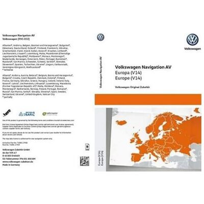 Volkswagen, Navigationsgerät Zubehör, Aktivierungsdokument für RNS 850 Europa V14 Update, nur für AV-Plattform Volkswagen, Navigationsgerät Zubehör, Aktivierungsdokument für RNS 850 Europa V14 Update, nur für AV-Plattform