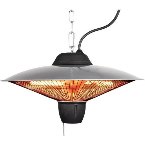 Eurom Party Deckenstrahler 1502 1500W, Heizstrahler, Schwarz