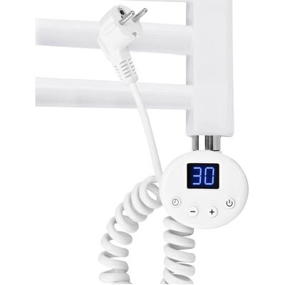 Emke Heizelement für Handtuchwärmer mit Temperaturregler, 1200W Weiss (1st Generation), Heizkörper, Weiss Emke Heizelement für Handtuchwärmer mit Temperaturregler, 1200W Weiss (1st Generation), Heizkörper, Weiss