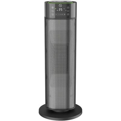 Argo Digitaler Keramik-Heizlüfter mit Befeuchtung und LED Licht, Heizlüfter, Schwarz Argo Digitaler Keramik-Heizlüfter mit Befeuchtung und LED Licht, Heizlüfter, Schwarz