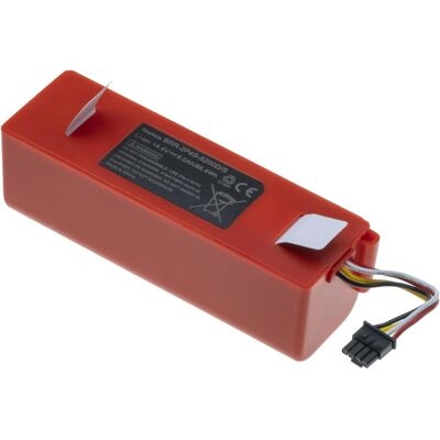 T6 Power Battery for Xiaomi Roborock S4, S5, S6, S7, 6000mAh, 86Wh, 8cell, Li-ion, Staubsauger Roboter Zubehör, Rot T6 Power Battery for Xiaomi Roborock S4, S5, S6, S7, 6000mAh, 86Wh, 8cell, Li-ion, Staubsauger Roboter Zubehör, Rot