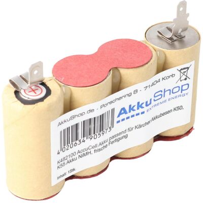 Kärcher Akku - NiMH 2000mAh - Für K50, K55 - Batterie für Kärcher Besen Kärcher Akku - NiMH 2000mAh - Für K50, K55 - Batterie für Kärcher Besen