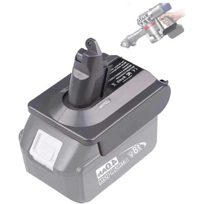 Japcell Makita 18V Akku-Adapter für Dyson V6, V7 und V8, Staubsauger Zubehör Japcell Makita 18V Akku-Adapter für Dyson V6, V7 und V8, Staubsauger Zubehör